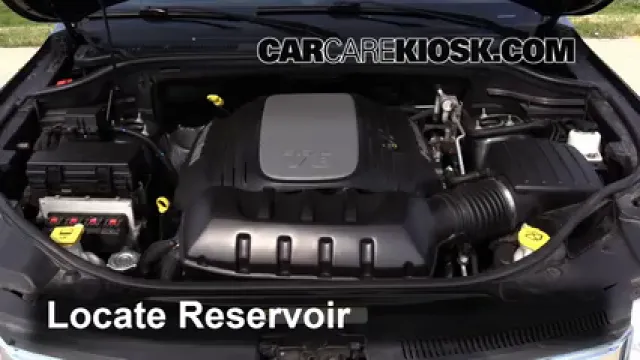 2012 Jeep Grand Cherokee Limited 5.7L V8 Líquido limpiaparabrisas Agregar líquido